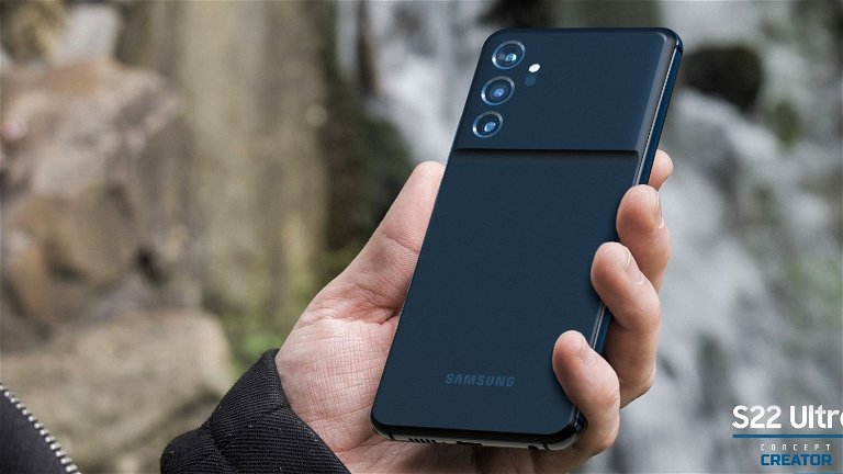 Estos conceptos realistas imaginan un espectacular Samsung Galaxy S22 Ultra con cámara bajo la pantalla