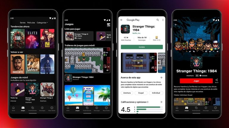 La app de Netflix ya incluye juegos: 5 títulos que puedes probar ya mismo
