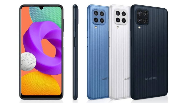 El Samsung Galaxy M22 es oficial: pantalla AMOLED a 90 Hz y batería de 5.000 mAh con carga rápida de 25W