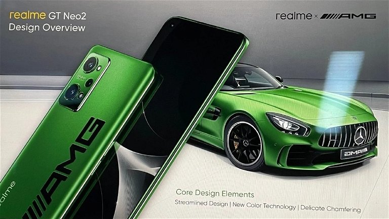 "Eres más raro que un móvil verde": atención al último color de realme, está inspirado en un Mercedes-AMG