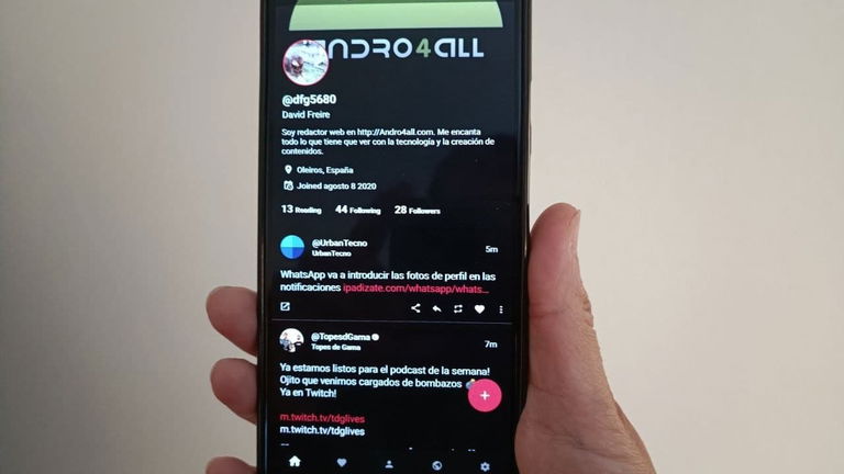 Este es el mejor cliente de Twitter que he probado en Android