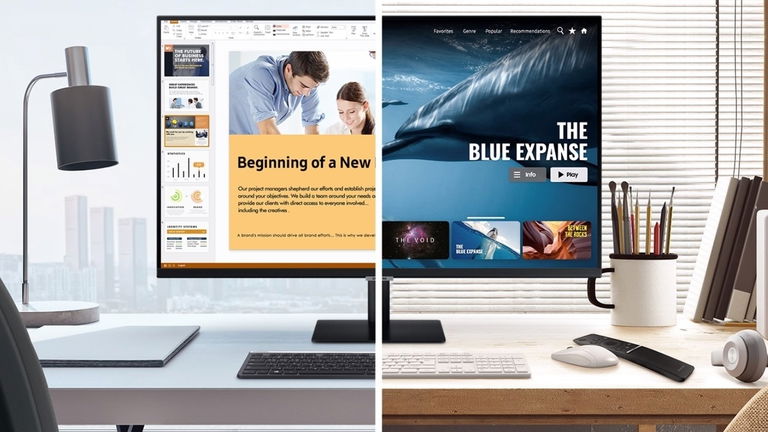 4K y 32 pulgadas: este monitor inteligente Samsung con apps integradas cae 60 euros