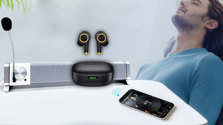 El chollo del día es esta barra de sonido para PC: cuesta 31 euros e incluye unos auriculares TWS gratis