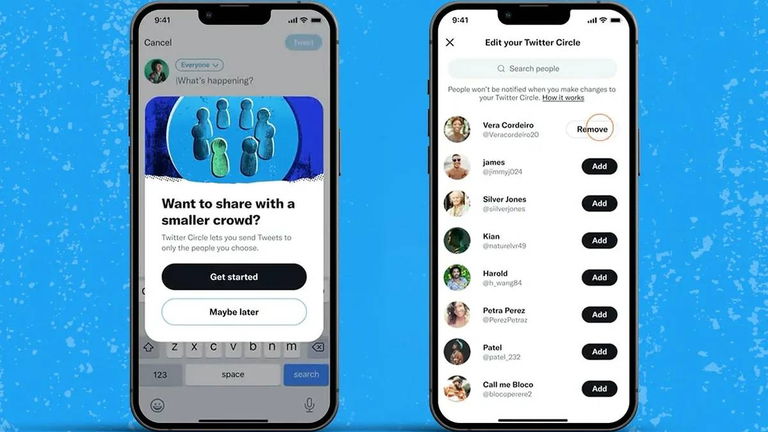 Twitter Circle: la red social estrena una función para compartir tus tuits solo con quién tú elijas