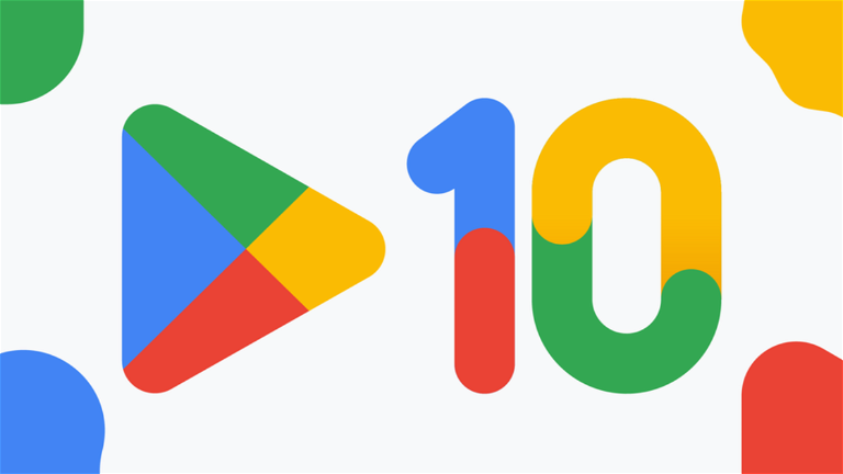 Google Play celebrates its tenth anniversary with a new icon