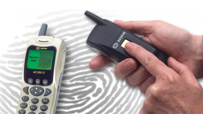 This was the Sagem MC 959 ID, the world's first mobile phone with a fingerprint reader launched 22 years ago