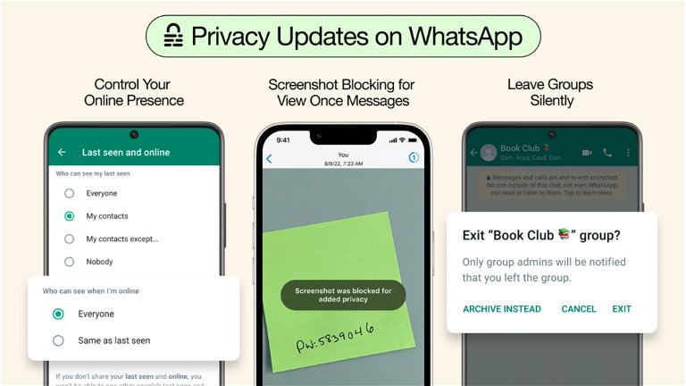 WhatsApp is updated with blocking of screenshots, mode "stealth" and more news