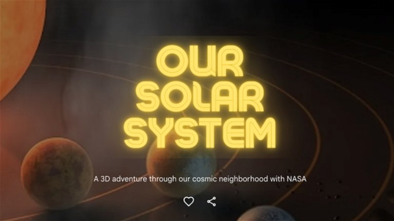 Cómo explorar el sistema solar en 3D con Google