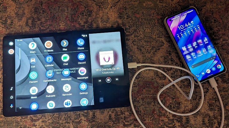 Convierte su vieja tablet Samsung en un panel para Android Auto