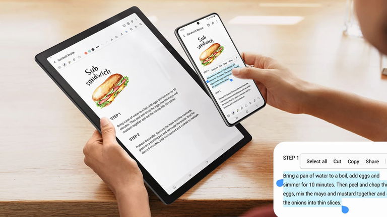 Es una buenísima tablet barata y es de Samsung: pantalla de alta resolución, Android 12 y enorme batería