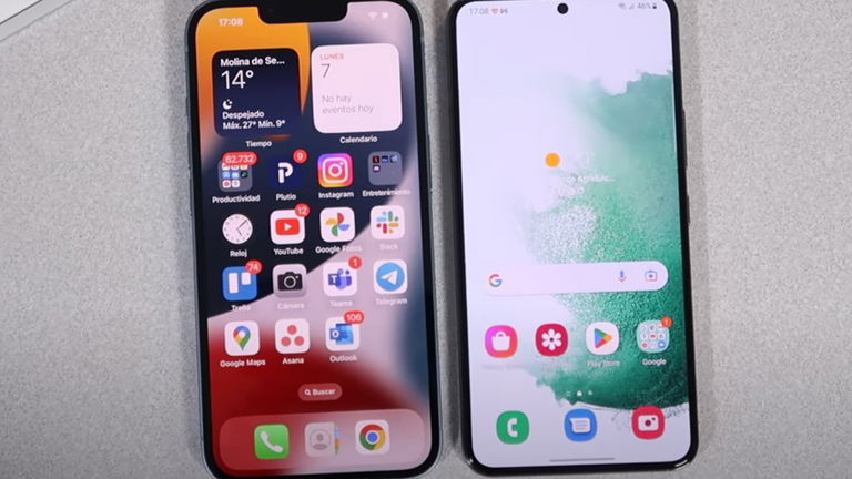 iPhone 14 vs Samsung Galaxy S22: todas las diferencias