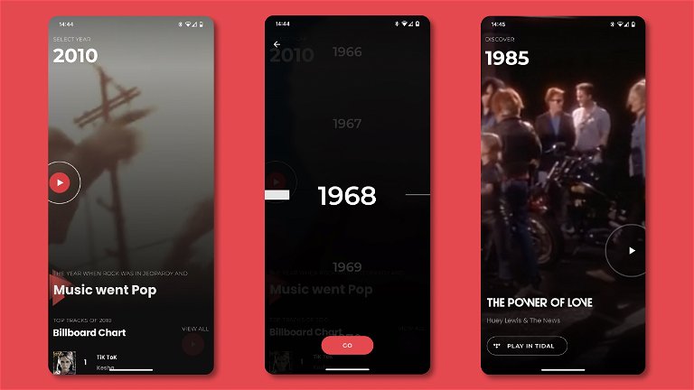 This new free app for Android allows you to "time travel" through music