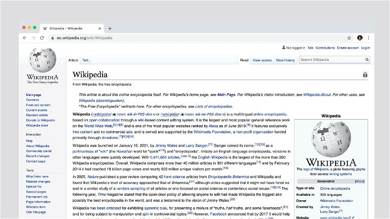 Wikipedia changes its design for the first time in 10 years