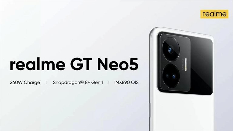 realme GT Neo 5: the first mobile with ultra-fast 240 W charging already has a date