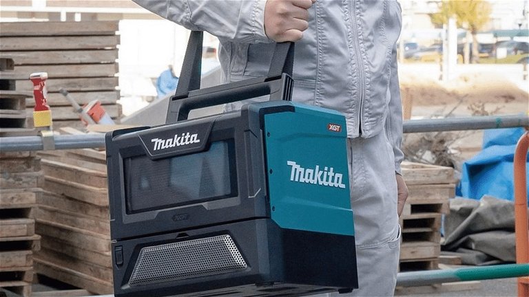 For some reason, Makita has created this take-out microwave.
