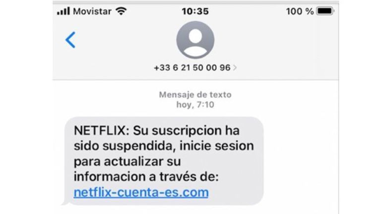SMS de Netflix con cuenta suspendida: cómo saber cuándo es un timo