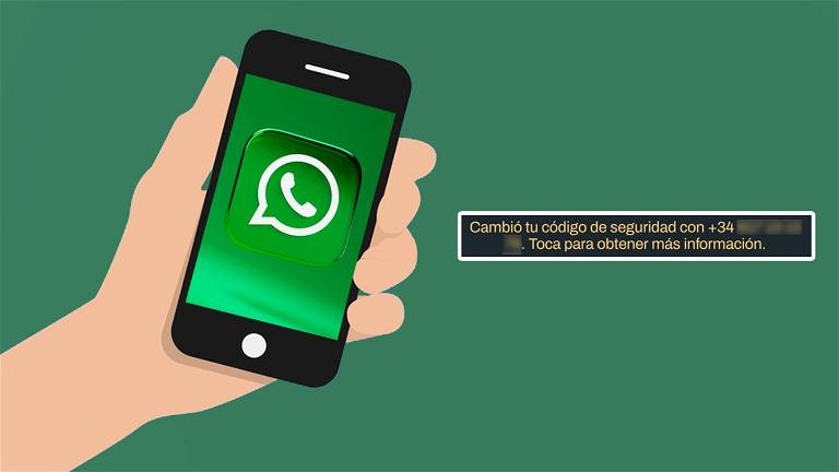 What does the Whatsapp security code message mean?