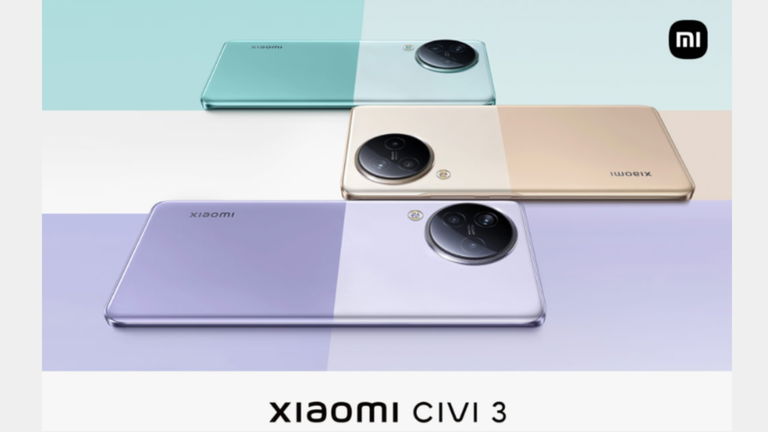 Xiaomi confirma el diseño del CIVI 3 en sus primeras imágenes oficiales