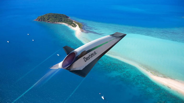 De Nueva York a Londres en solo 90 minutos. Así es el Destinus, un avión supersónico que podría llegar en solo 10 años