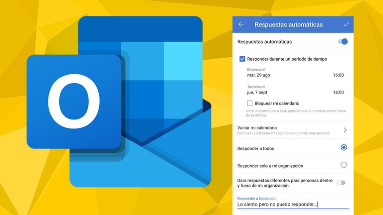 Cómo escribir una respuesta automática en Outlook