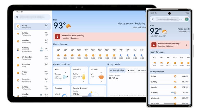 La app del tiempo de Google va a cambiar por completo: estas son las novedades