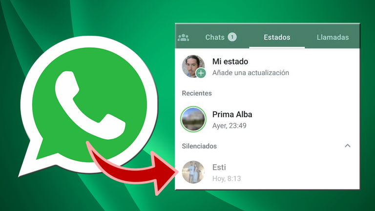 Cómo silenciar los estados de un contacto en WhatsApp