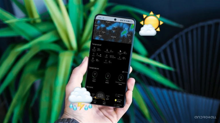 Con una puntuación casi perfecta, este es el widget de tiempo que tienes que instalar en tu Android