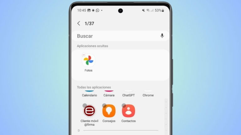 Cómo ocultar aplicaciones en un móvil Samsung