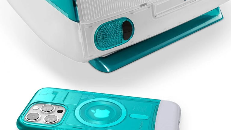Esta funda para el iPhone 15 Pro está inspirada en el diseño del mítico iMac G3