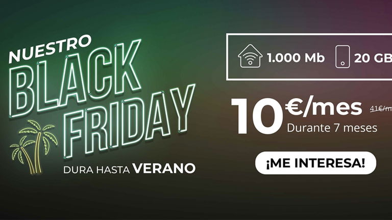 Fibra de 1000 Mb y móvil con 50 GB por 10 euros: así es el Black Friday de Adamo