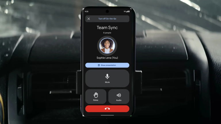 Hacer llamadas de Google Meet con el móvil desde el coche ahora es más fácil: llega el nuevo modo "On the Go"