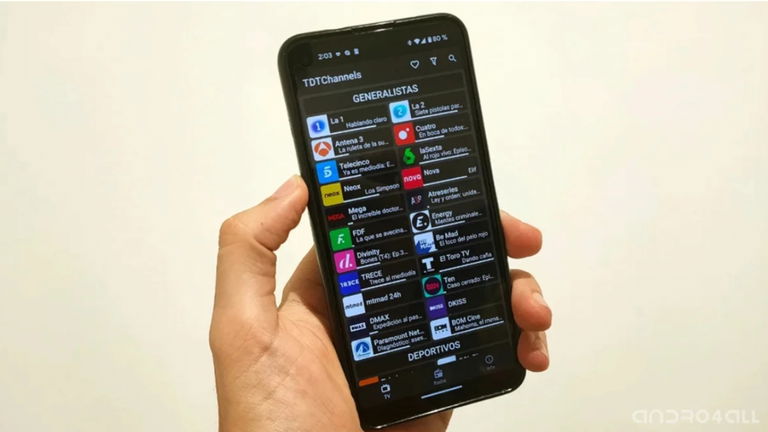 La mejor app para ver la TV en el móvil se actualiza: todas las novedades de la nueva versión de TDTChannels