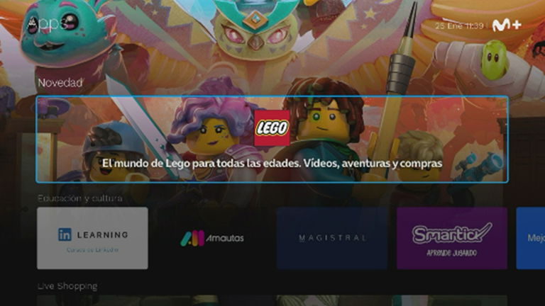 Movistar Plus+ lanza una nueva living app de LEGO