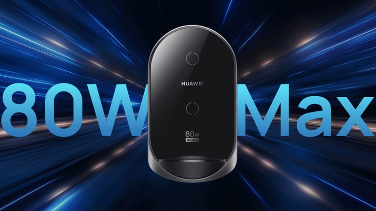 Lo último de HUAWEI es este potentísimo cargador inalámbrico de 80W con diseño vertical