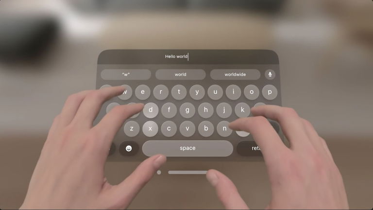 Con esta aplicación podrás tener el teclado de Vision Pro en tu iPhone