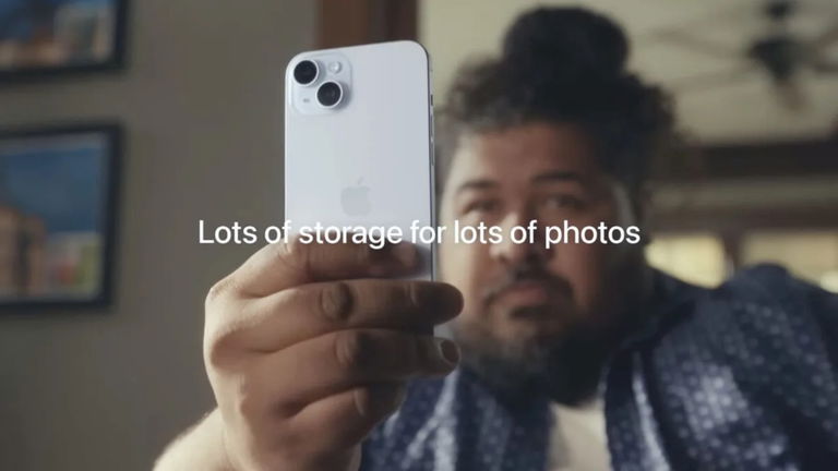 Apple lanza un nuevo y gracioso anuncio en el que destaca el almacenamiento del iPhone 15