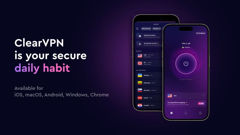 MacPaw actualiza ClearVPN cambiando por completo su interfaz