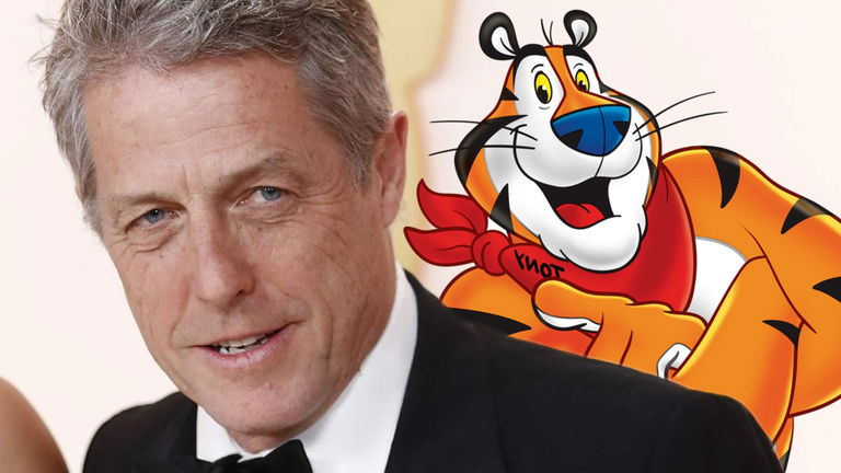 Hugh Grant como el Tigre Tony en la primera comedia como director de Jerry Seinfeld