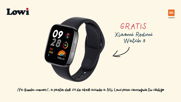 Lowi te regala un smartwatch Xiaomi si contratas fibra y móvil
