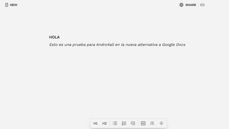 La alternativa gratuita a Documentos de Google que puedes usar sin tener que iniciar sesión