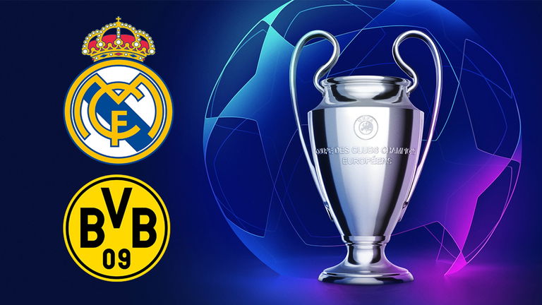 Dónde ver en abierto la final de la Champions 2024 entre el Real Madrid y el Borussia Dortmund