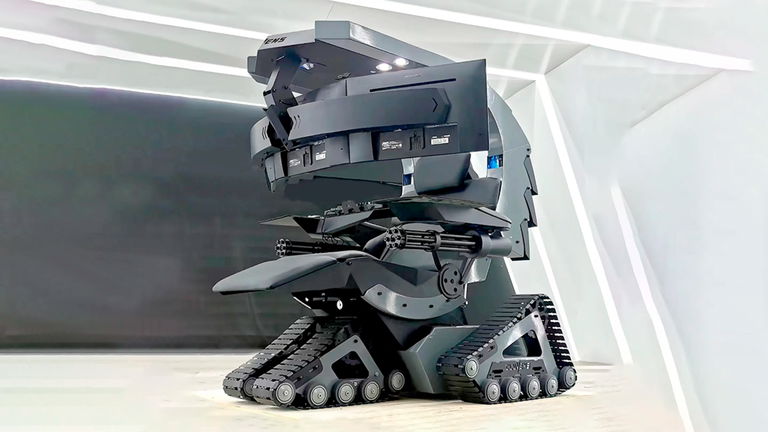 Este vehículo con gigantescas ametralladoras causa terror con solo mirarlo. En realidad, es un equipo gaming