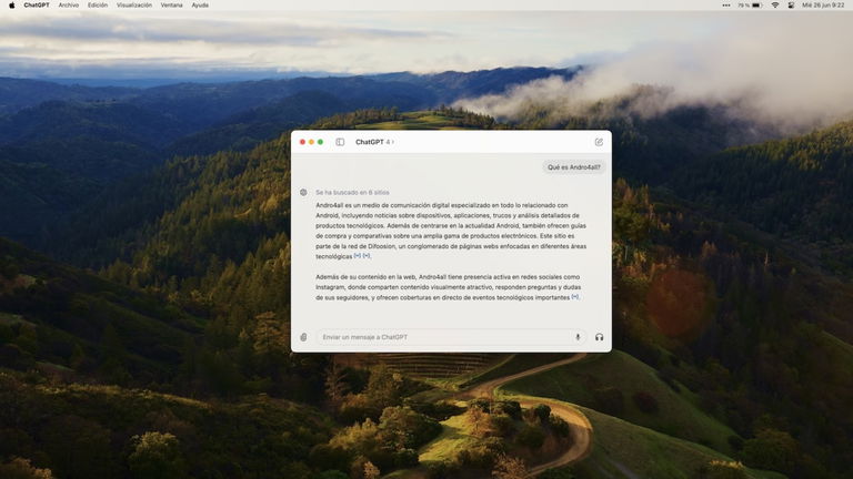 La app de ChatGPT para Mac ya disponible para todos los usuarios