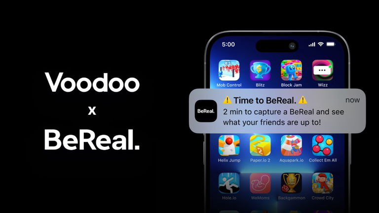 Una empresa desarrolladora de juegos para móvil compra la red social BeReal por 500 millones de euros