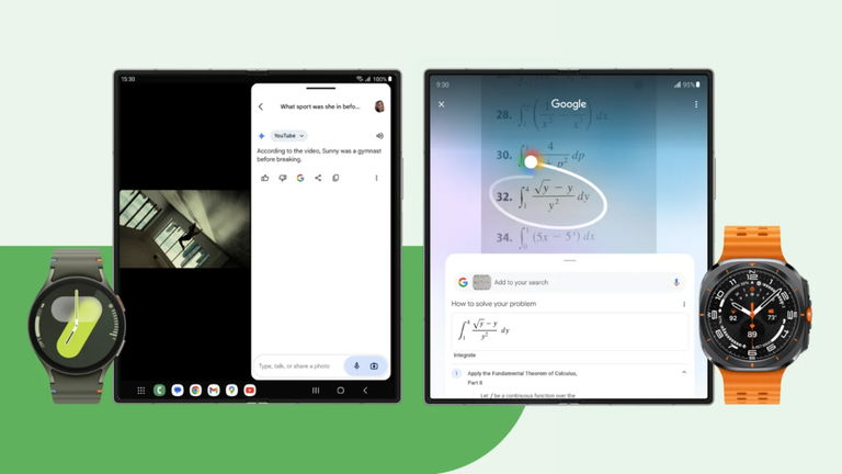 Las 4 novedades de Google presentadas durante el Samsung Unpacked 2024