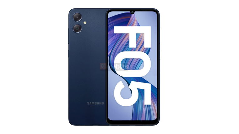 Las primeras imágenes filtradas del Samsung Galaxy F05 revelan que tendrá una parte trasera de "cuero vegano"