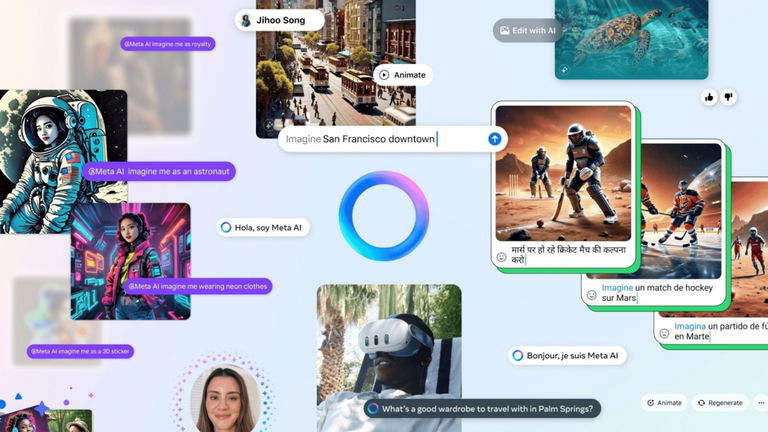Las voces de famosos generadas por IA aterrizan en WhatsApp e Instagram de la mano de Meta AI