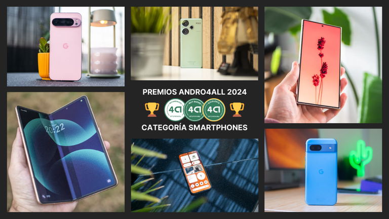 Premios Andro4all 2024: nominados a las categoría de mejores smartphones del año