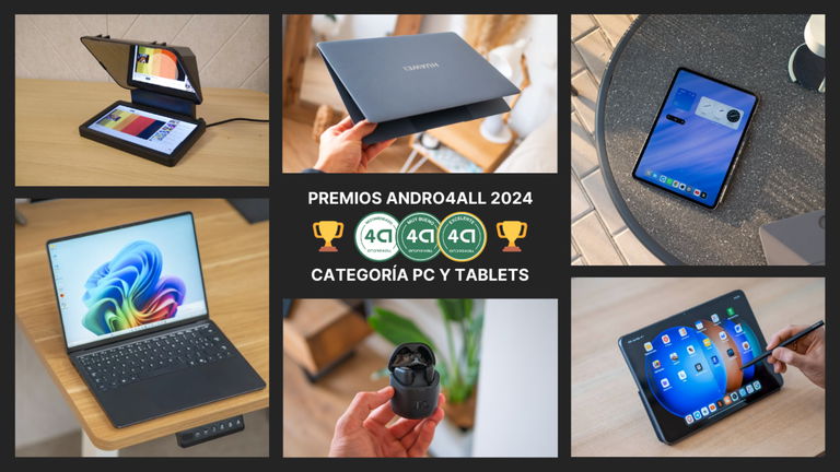 Premios Andro4all 2024: nominados en la sección PC y Tablets