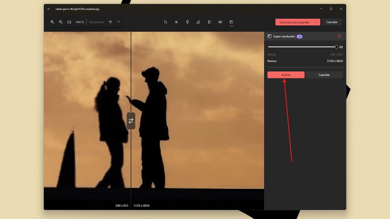 Cómo mejorar la resolución de una foto con IA